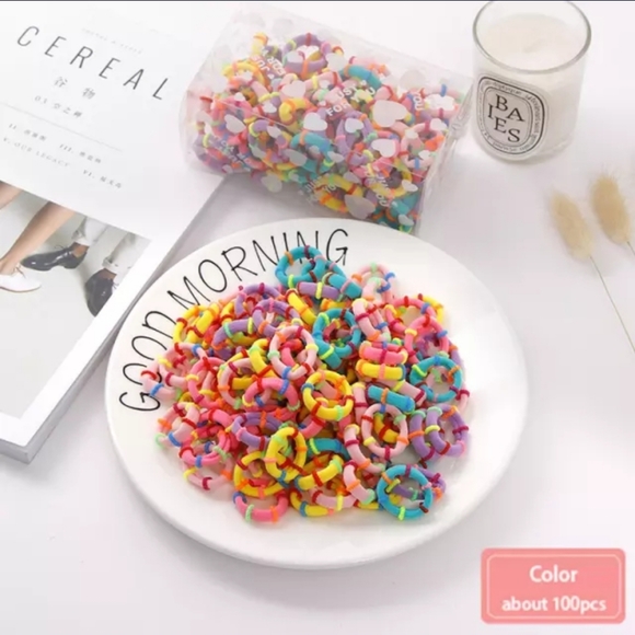 100pcs Hair ties - Picture 1 of 1